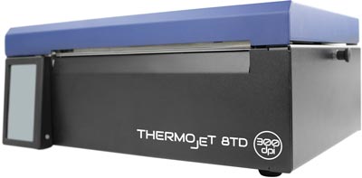 8 Zoll  Thermodirektdrucker THERMOjet 8TD mit 300 dpi Druckauflösung